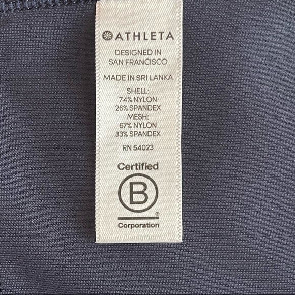 Athleta Navy legging with pockets - Picture 12 of 16